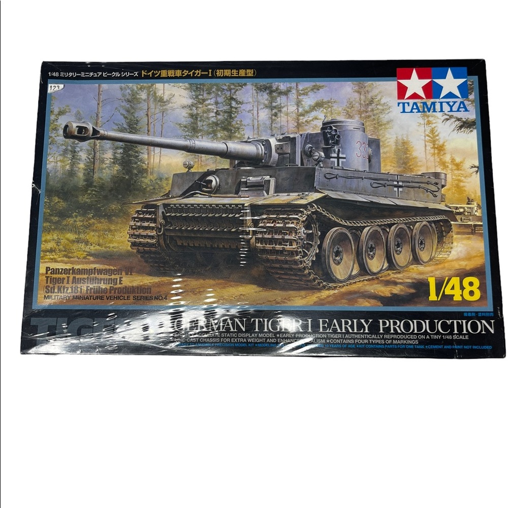 Tamiya 32504 1/48 Model Kit German Panzerkampfwagen VI Tiger I Ausf. E E…